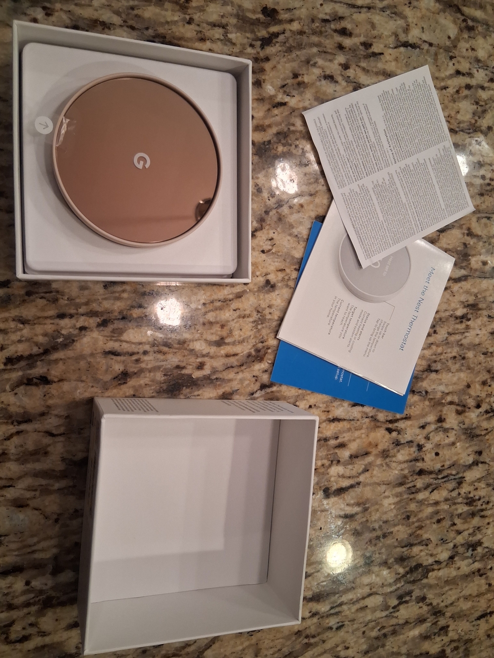 GOOGLE Nest Sand G4CVZ Fog Programmable Smart WiFi Thermostat